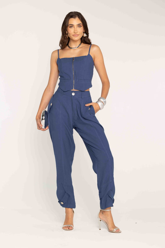 -Uzze Buzze Collection – Alessandra - 2-Piece Set (Top + Pants)