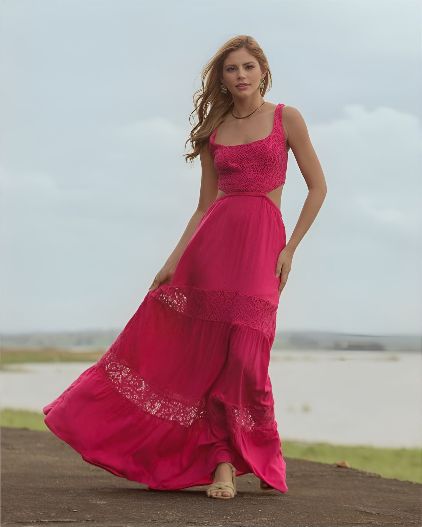 Uzze Buzze Collection – Dafine - Maxi Dress