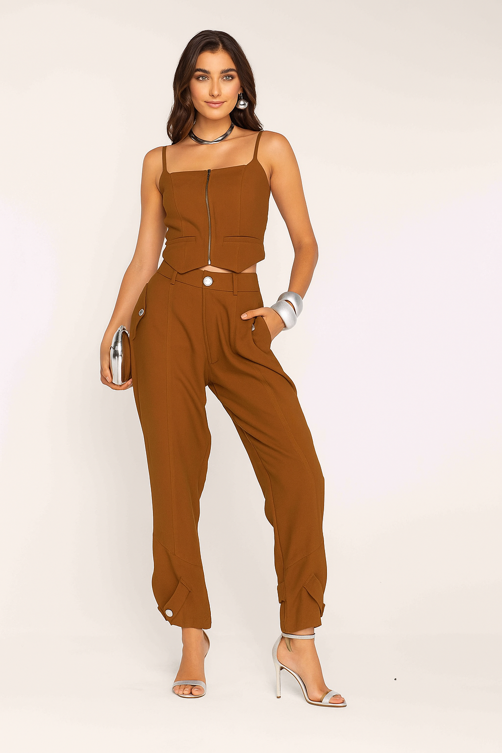 -Uzze Buzze Collection – Alessandra - 2-Piece Set (Top + Pants)