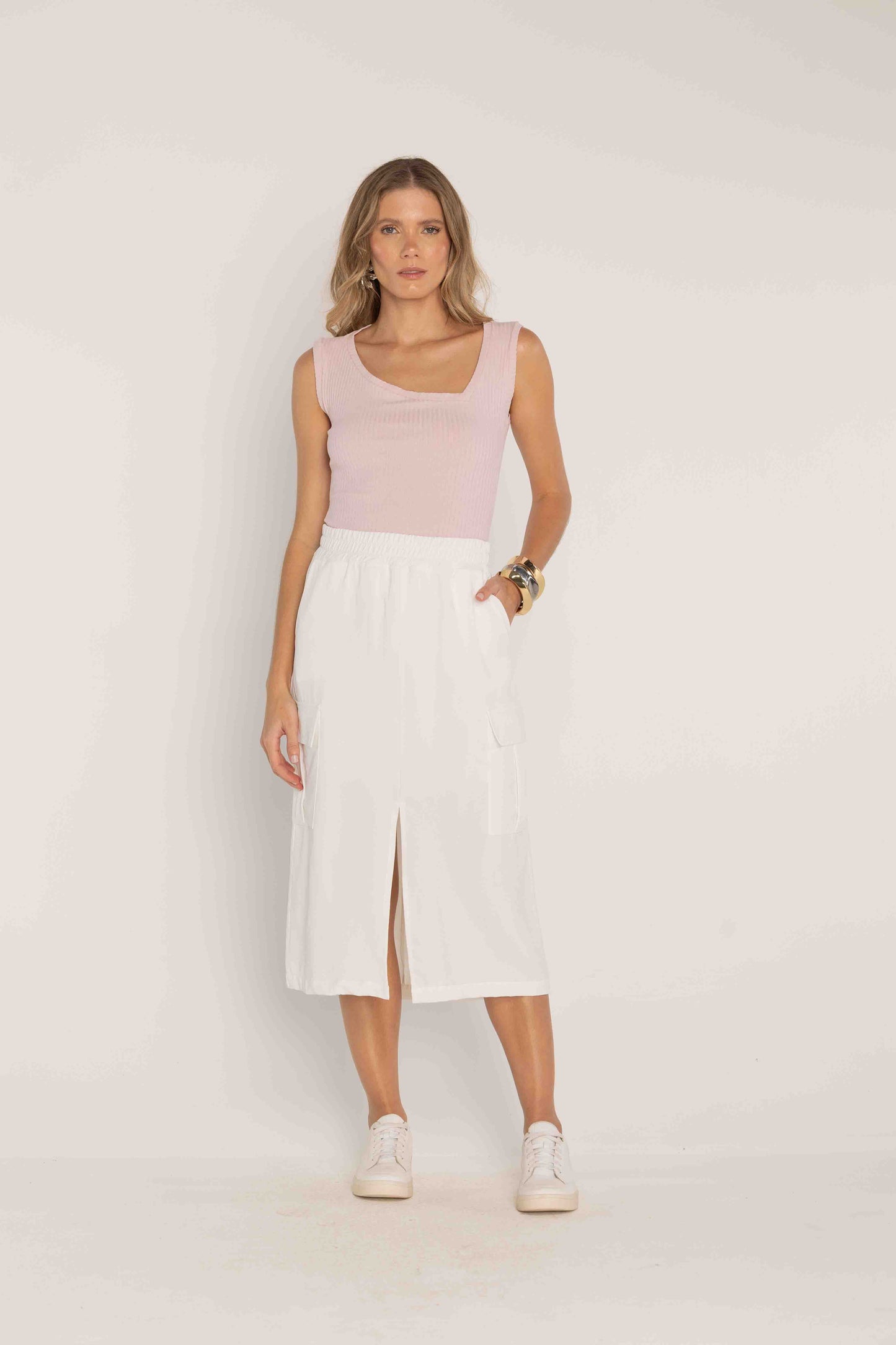 -Uzze Buzze Collection – Rosana - Midi Skirt