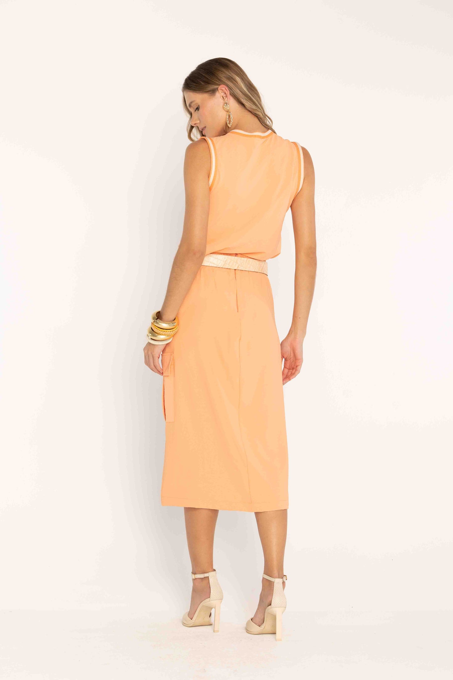 -Uzze Buzze Collection – Rosana - Midi Skirt
